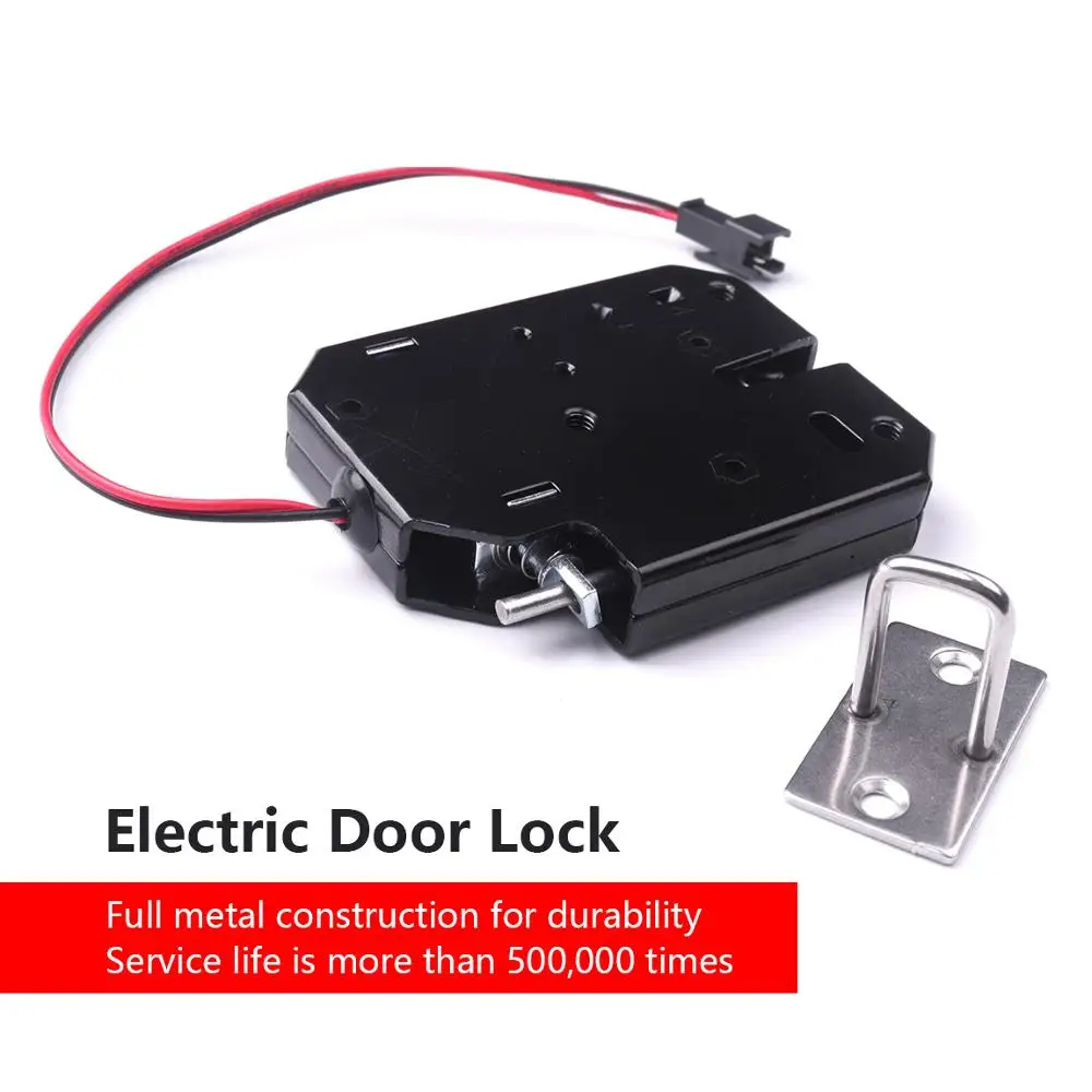 Hot 2PCS DC12V 2A K01 Electric Lock for Locking Sell-Machine Storage Shelf File Cabinet Door Locks | Обустройство дома