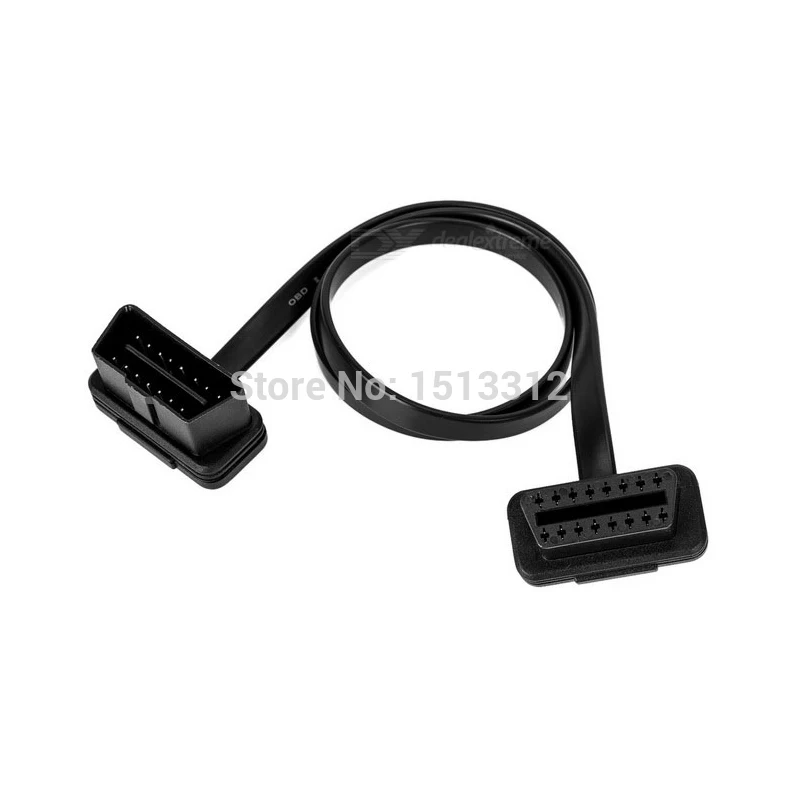Новый 60 см автомобильный ELM327 5053 OBD2 16-контактный штекер-гнездо диагностический