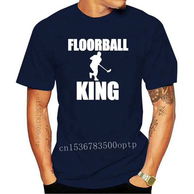 

Men's floorball t shirt Design 100% cotton S-XXXL Novelty Graphic fashion Spring Novelty shirt