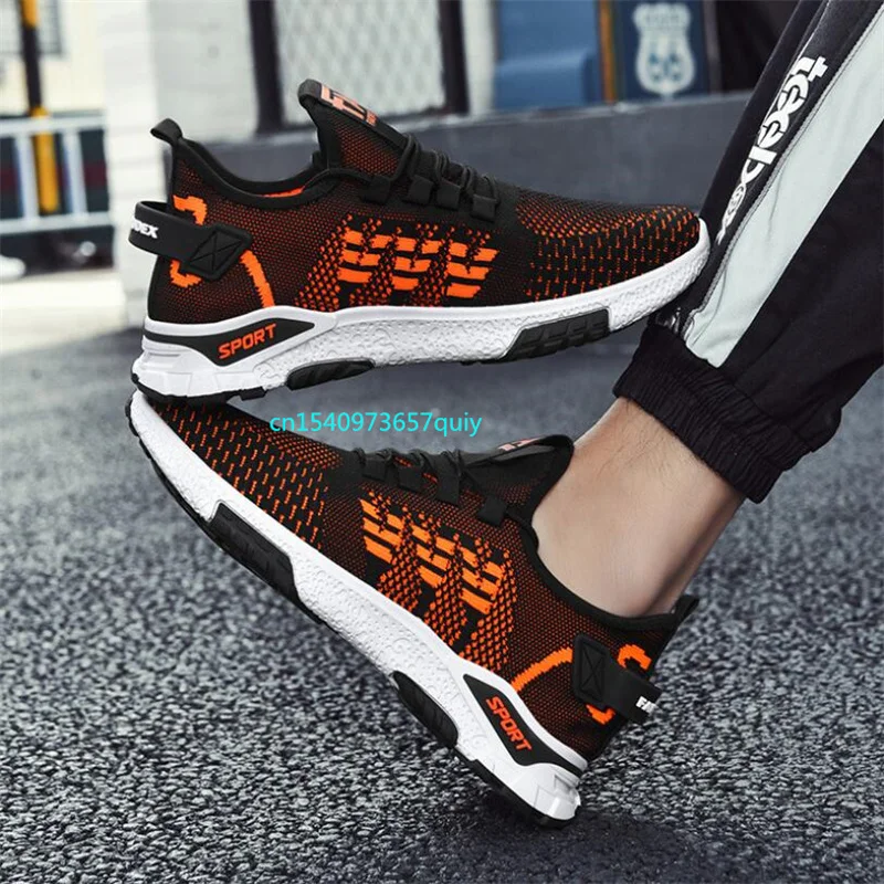 

2021 Hot Sale fashion men's sports shoes summer trend mesh breathable casual shoes men's high-quality fitness running shoes