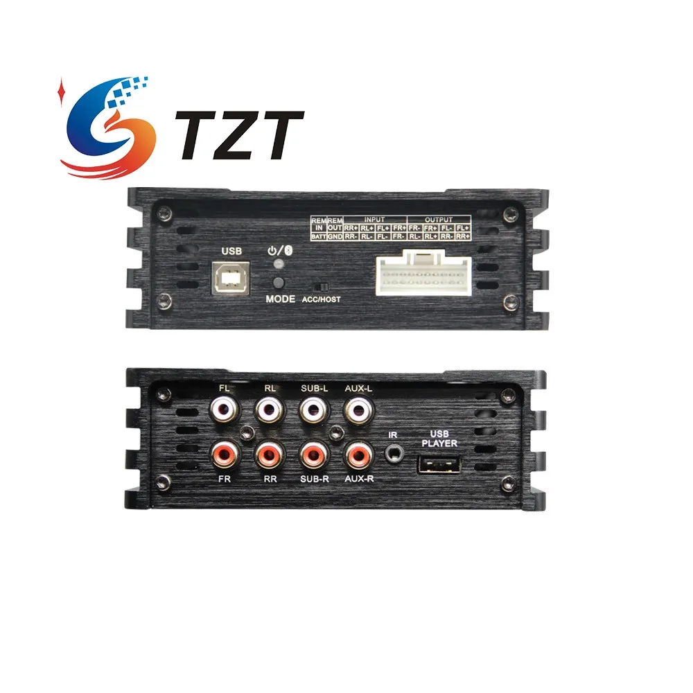 TZT PUZU ISO жгут проводов автомобильный DSP усилитель 4X150W поддержка ПК инструмент 31 EQ