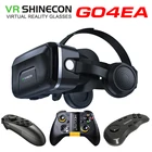 Оригинальная гарнитура VR shinecon для любителей игр, обновленная версия очков виртуальной реальности, 3D VR очки с наушниками шлемы, игровая коробка
