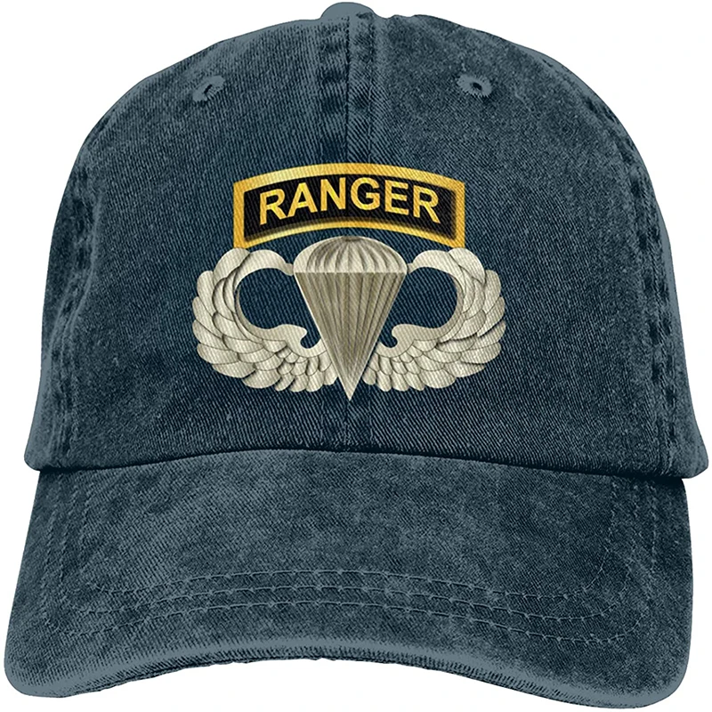 

Fashion Soft Airborne Badge Ranger Tab Hat Gift Dad Hat Trucker Hat Cowboy Hat