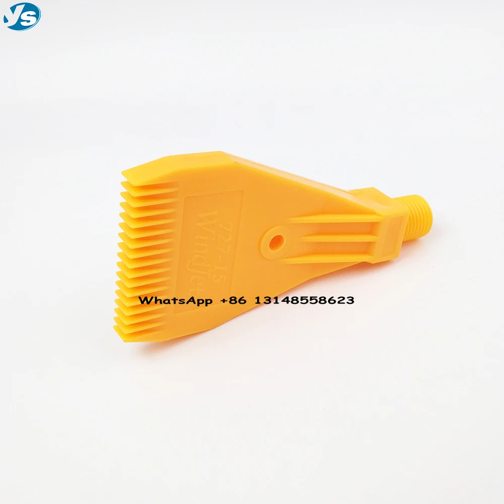 10 шт 1/4 &quotBSPT размер резьбы ABS материал 727-15Flat Wind Jet Воздушные форсунки | Дом и сад