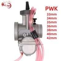 motorcycle carburetor carb universal 33 34 35 36 38 40 42mm pwk for racing parts with power jet dirt bike atv off road