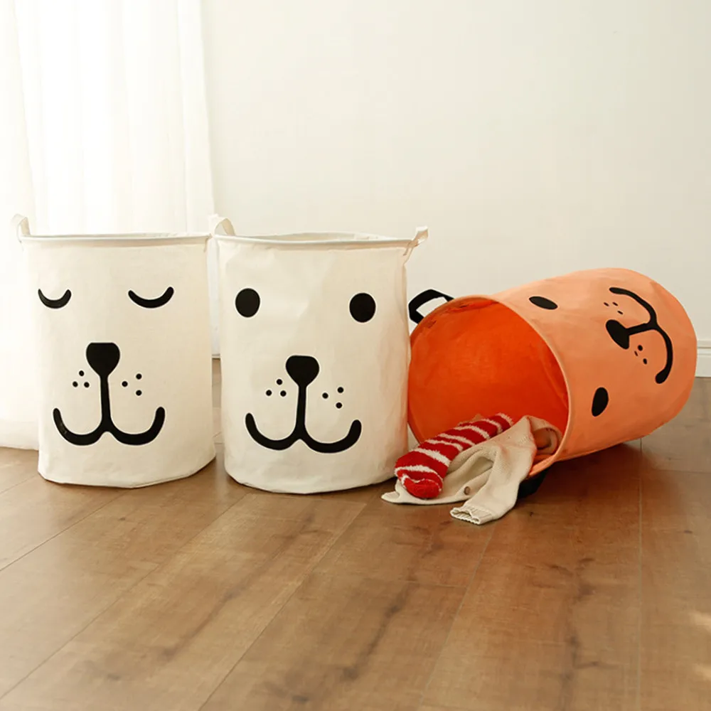 Корзина для белья креативные буквенные хлопковые льняные водонепроницаемые