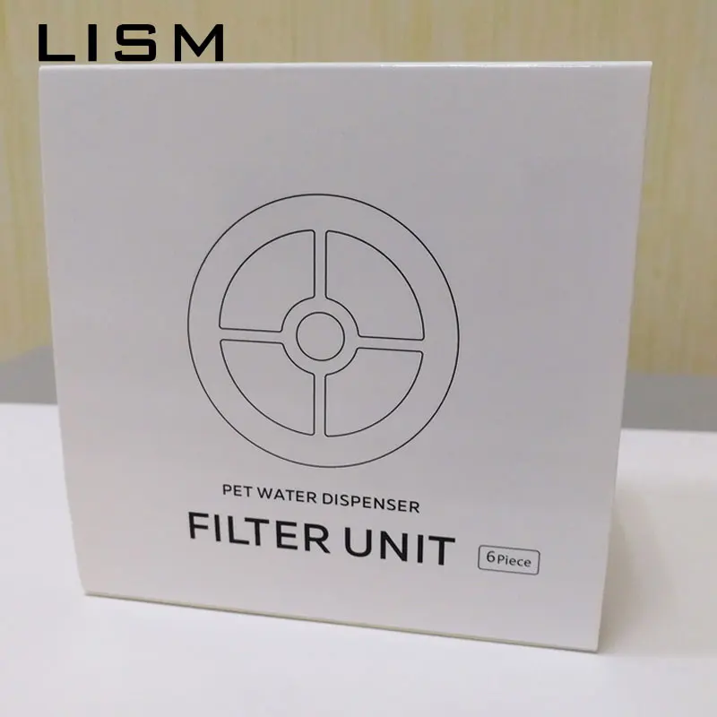6pcs filter 2л автоматический кошачий фонтан Электрический питательный диспенсер для воды питомец собака кошка поилка чаша питьевой фонтан Горячая - Цвет: 6pcs filter