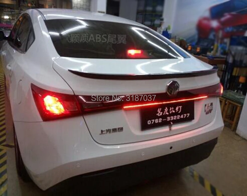 Спойлер для MG 6 GT 2015 из АБС-пластика Неокрашенный фонарик багажника крышка