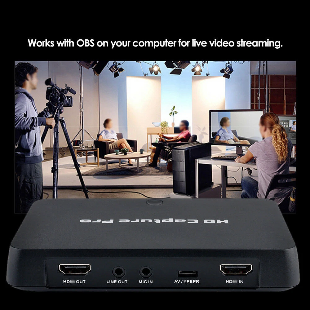 EZCAP 295 New HDCP Capture HDMI/Ypbpr HD Video Card Support 4K Input Playback Live Streaming | Электроника