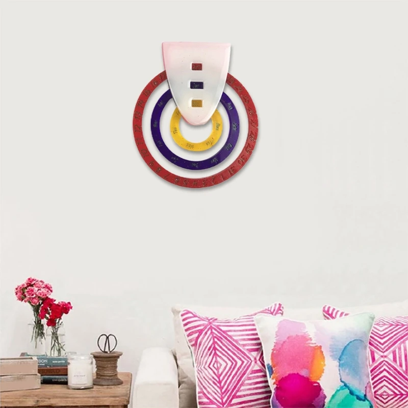 

Calendar Plate Epoxy Resin Mold Wall Hanging Calendar Silicone Mould DIY Crafts Home Decorations Casting Tool