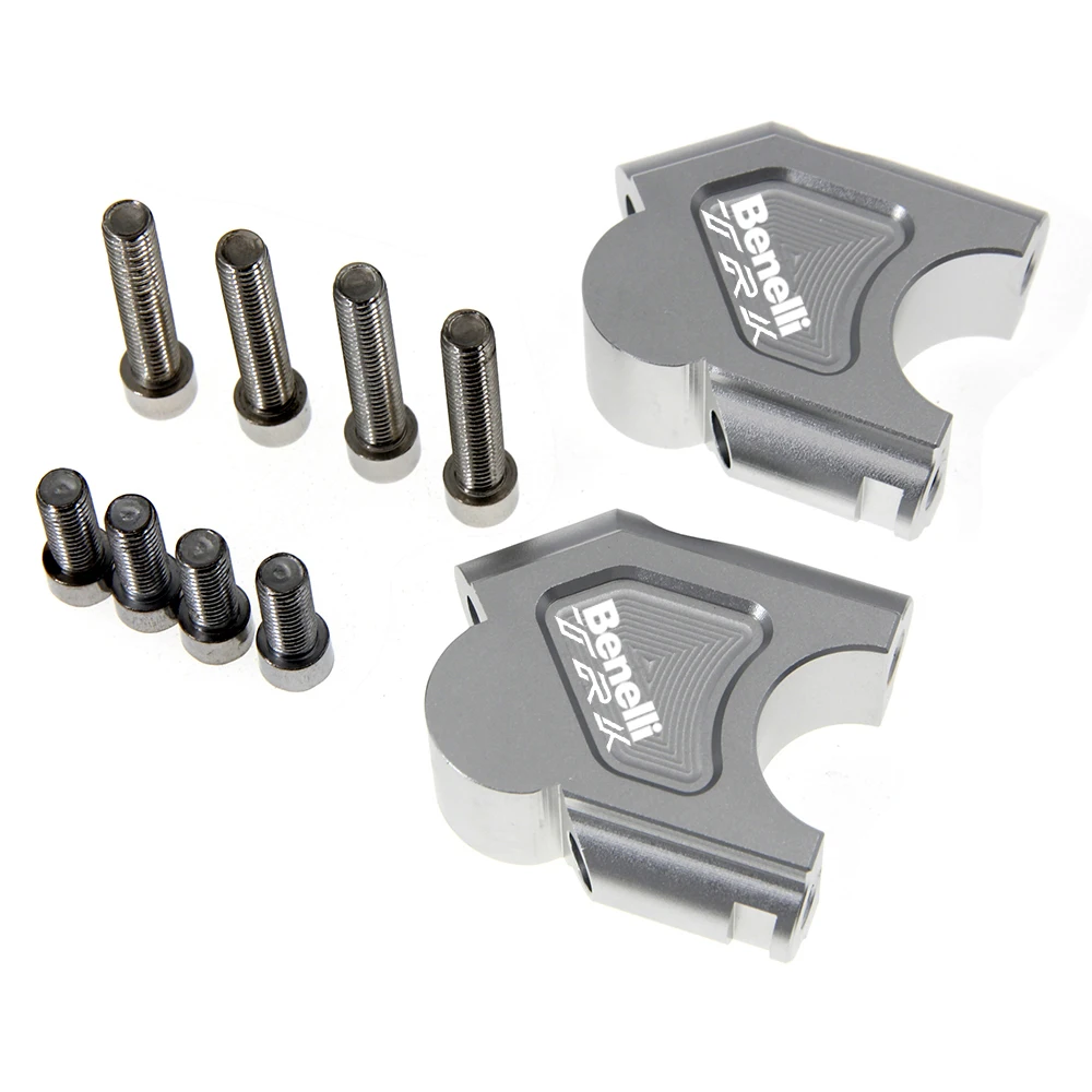 

For Benelli TRK 502 TRK502X Motorcycle Handle Bar Clamp Raised Extend Handlebar Mount Riser CNC Aluminium