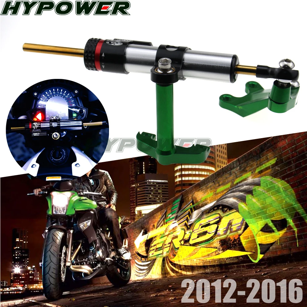 Алюминиевый стабилизатор рулевого управления для KAWASAKI ER-6N ER6N ER 6N 2012-2016 комплект