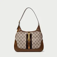 Hot Sale High Quality Fashion Plaid Handbags for Women Luxury Designer Brand Split Leather Party Purses Sac De Luxe Femme Marque