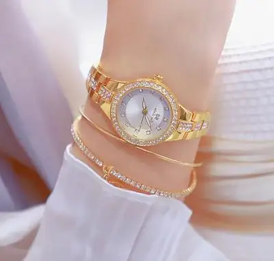 

2021 New Style Diamonds Ladies Quartz Watch Fashion Wristwatch New Design Hot Selling Womens Blingbling Watches BS 1310