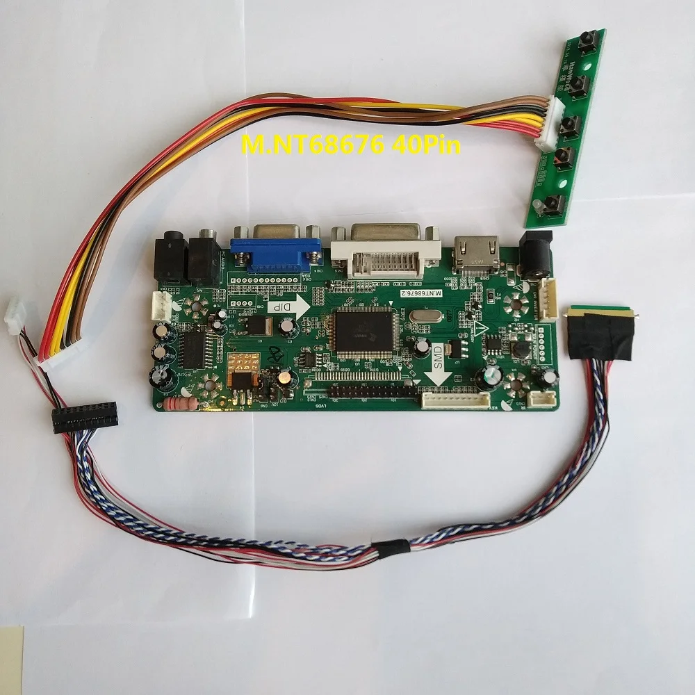 Плата контроллера HDMI светодиодный комплект сделай сам для 40pin B156RW01 V1 1600*900 экран