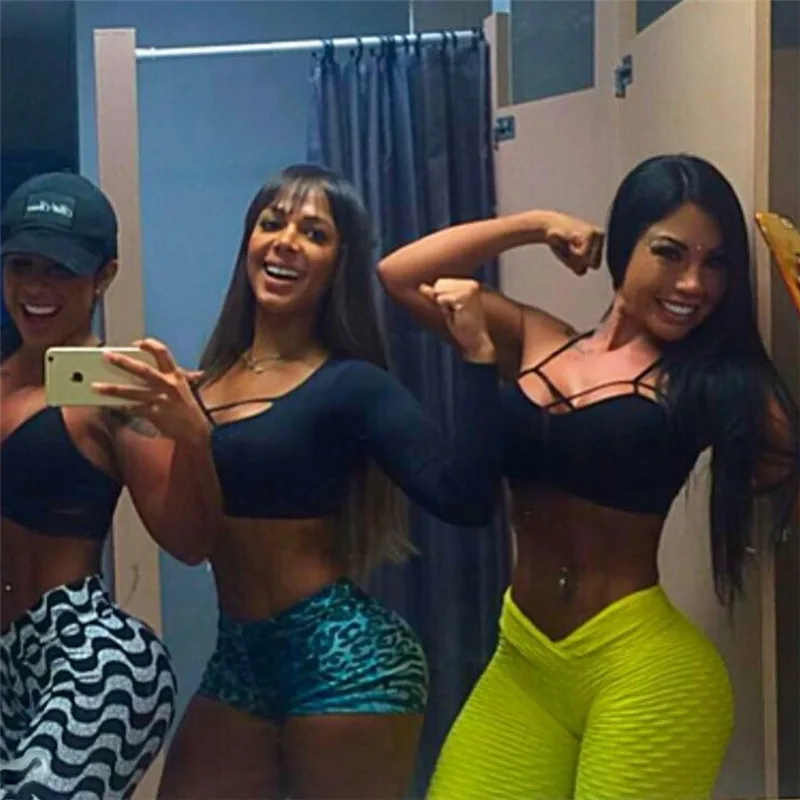 Женские леггинсы для фитнеса Ridan эластичные дышащие из полиэстера длиной до