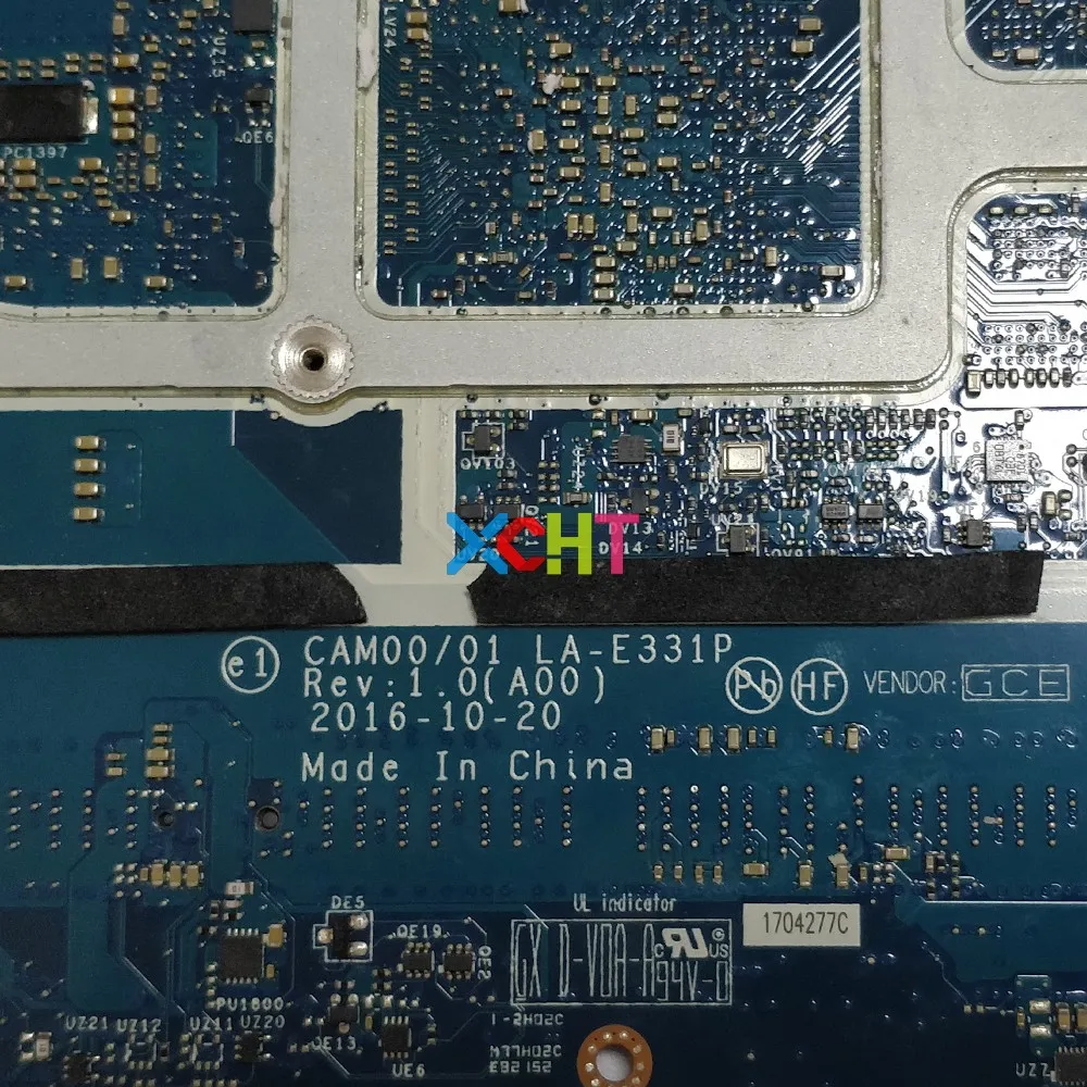 Для Dell XPS 15 9560 YH90J 0YH90J CN-0YH90J w i7-7700HQ процессор 1050/4 ГБ GPU LA-E331P Материнская плата