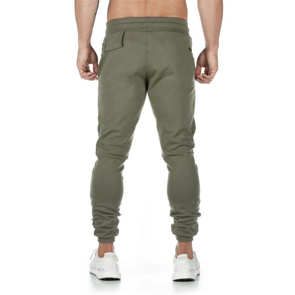 

Joggers Sweatpants Men Casual Pants Solid Color Gyms Fitness Workout Sportswear Trousers Autumn Winter Male Crossfit Track Pants