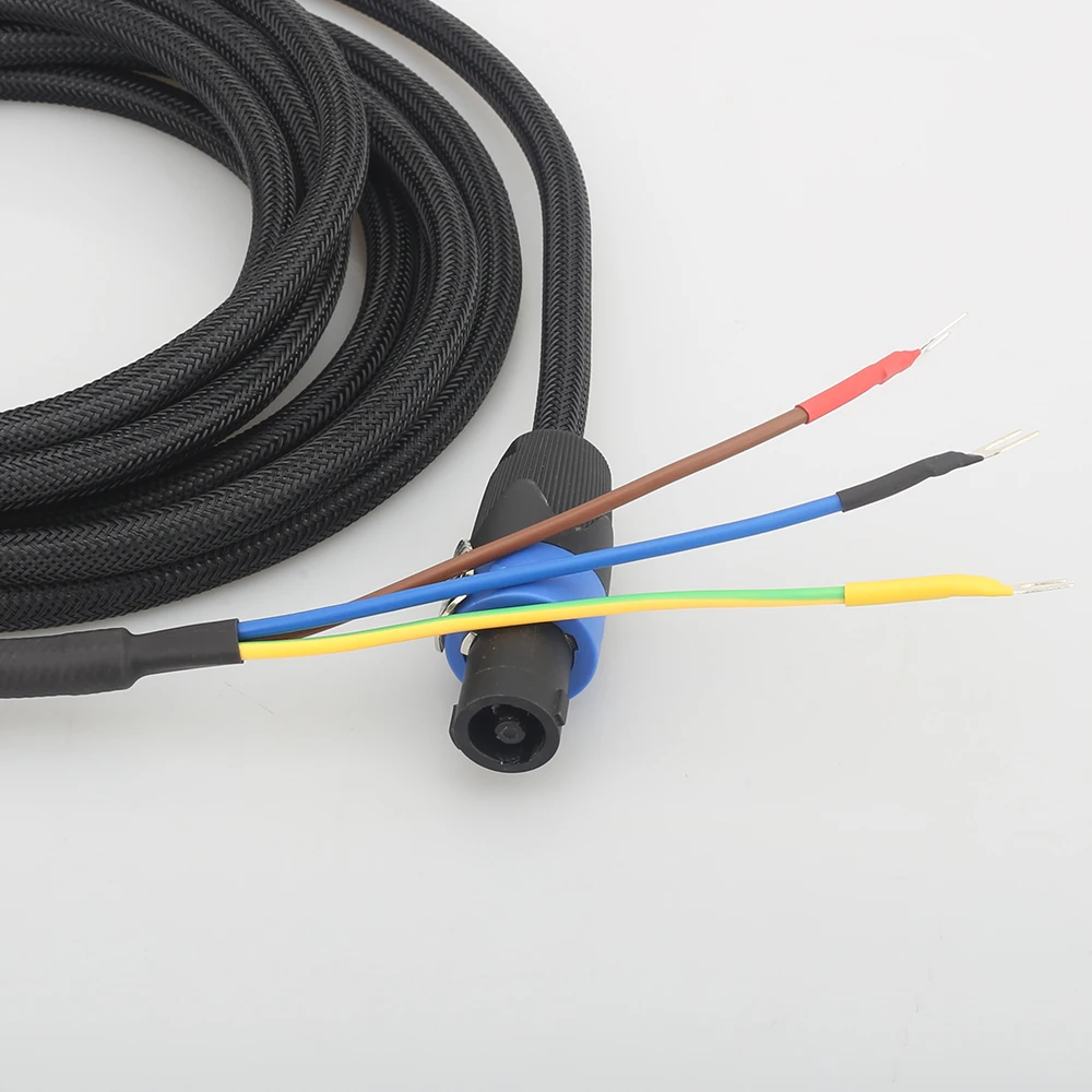 HiFi SBC01 Subwoofer cable 3 Wire Sub Speaker Cable Speakon to Spade end for REL/MJ Acoustics | Электроника