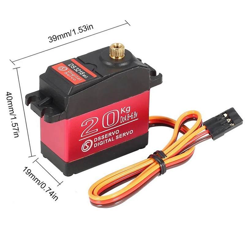 цифровой сервопривод ds3218mg водо