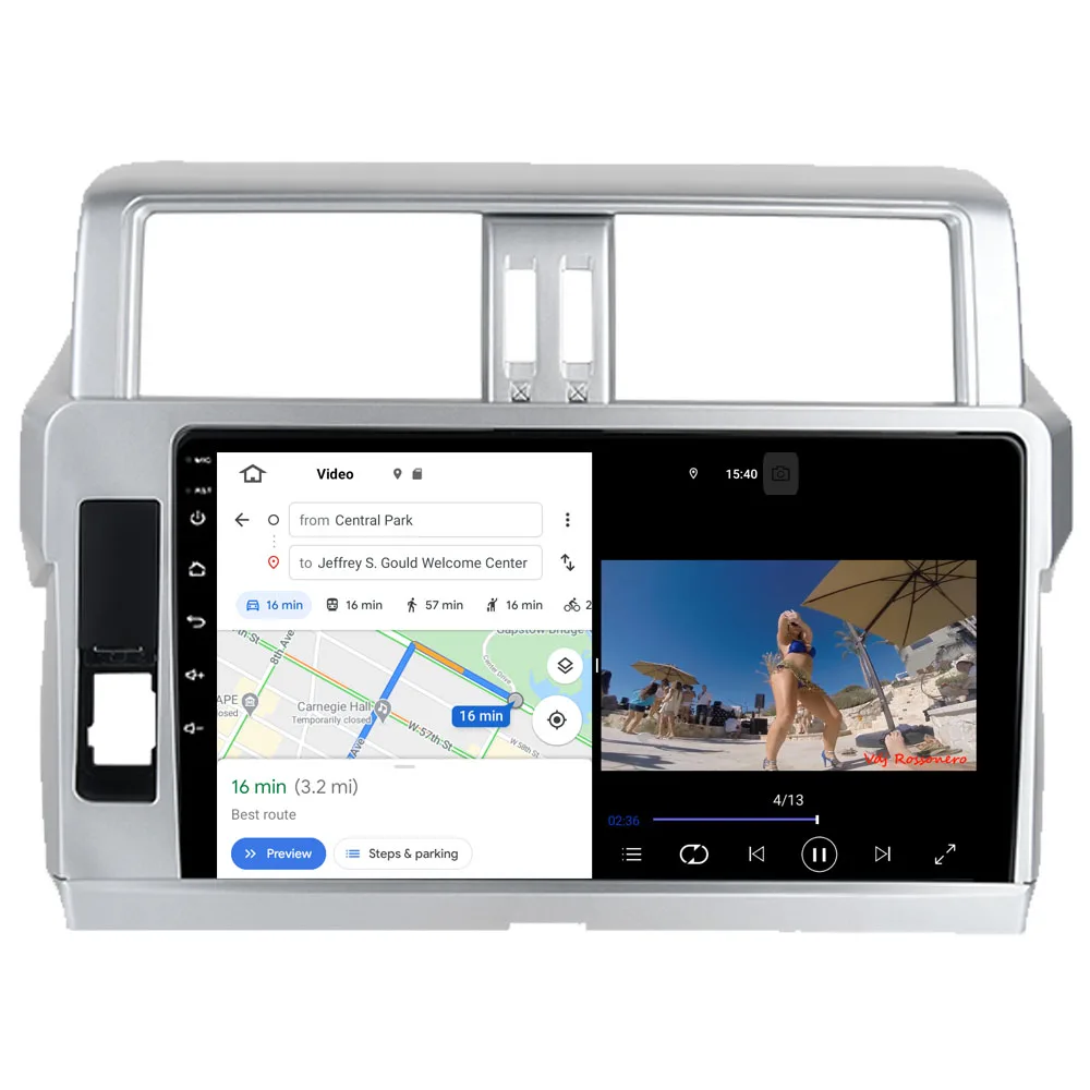 Для Toyota Prado 150 2014 2015 2016 Android 10 автомобильный магнитофон GPS + ГЛОНАСС Wifi Mirror Link 4G Bluetooth