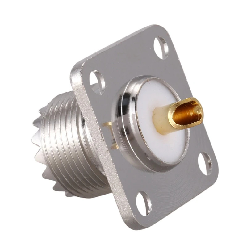 1 Pcs UHF Male PL259 To N Female M/F Straight Coax RF Adapter &amp SO-239 Jack Square Shape Solder Cup Connec | Электроника