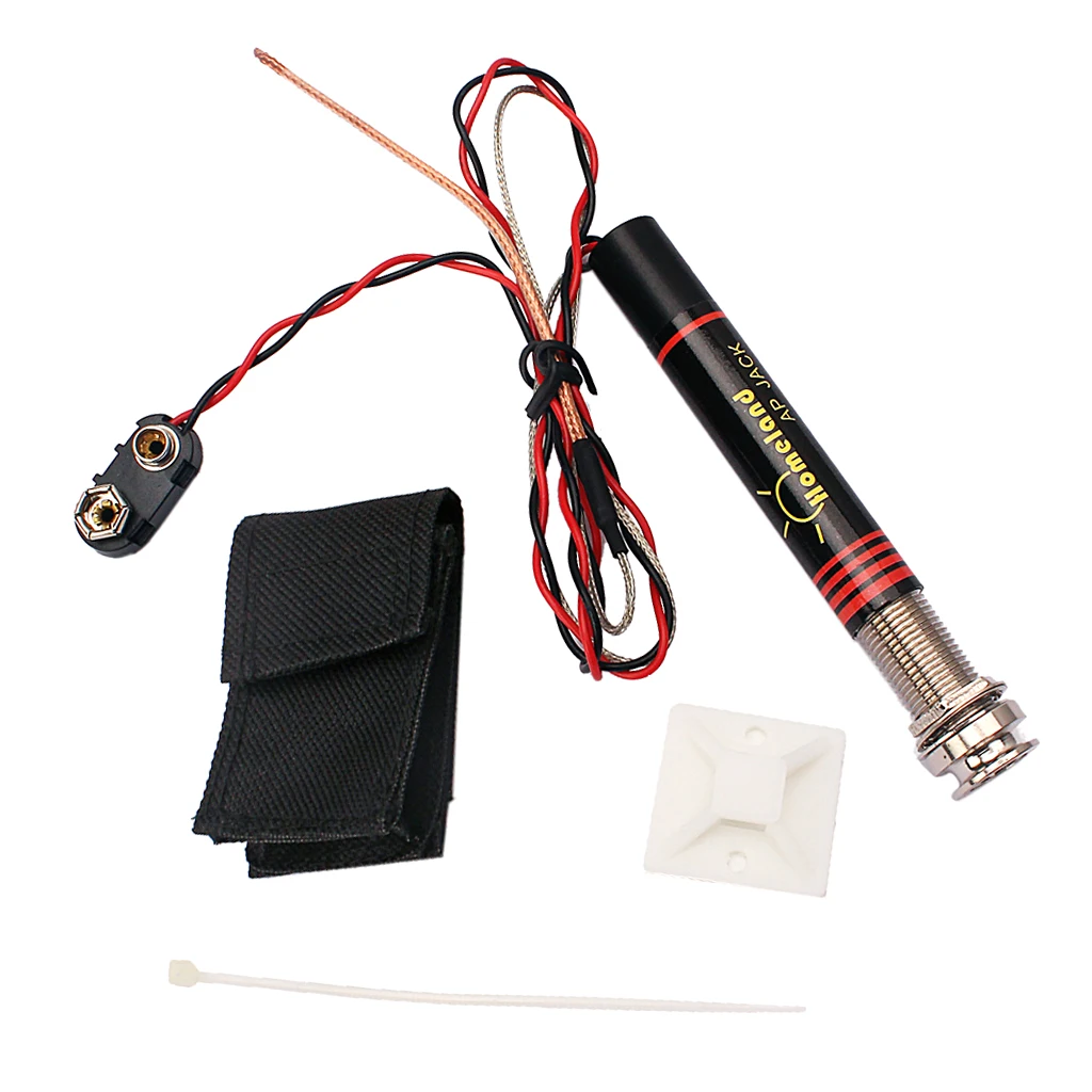 

Endpin Jack Pickup Preamp Transducer Kit For Guitar/Ukulele/Mandolin