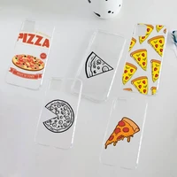 pizza best friends funny cartoon phone case transparent soft for iphone 12 11 13 7 8 6 s plus x xs xr pro max mini