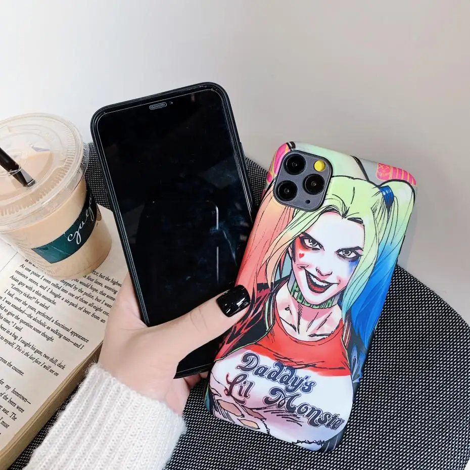new the film clown joker couple phone cover case for iphone x 11 pro xs max xr 10 8 7 plus luxury soft silicone coque fundas free global shipping