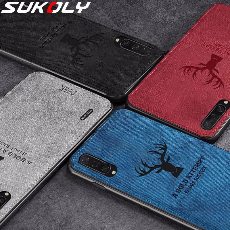 Fabric Deer Cloth TPU Case For For Xiaomi 11 10T Pro Poco F3 X3 A3 lite Note10 Pro Redmi Note 10 9 s 8 T Pro 9T Shockproof Cover