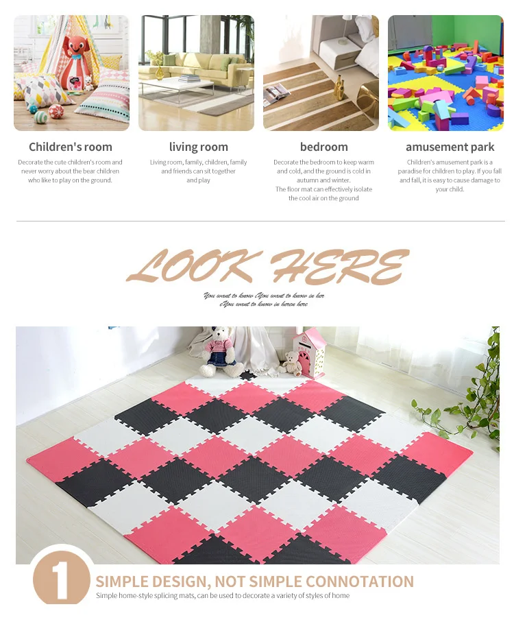 30*30 см tapete infantil детские коврики игровой коврик игрушки для детей Детский ковер мягкий пол eva пены головоломки коврики