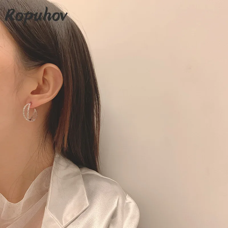 

Серьги женские из серебра 2021 пробы, в европейском и американском стиле