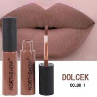 7 colors waterproof matte nude liquid lipstick pigment dark red pink long lasting lip gloss lot women makeup supplies