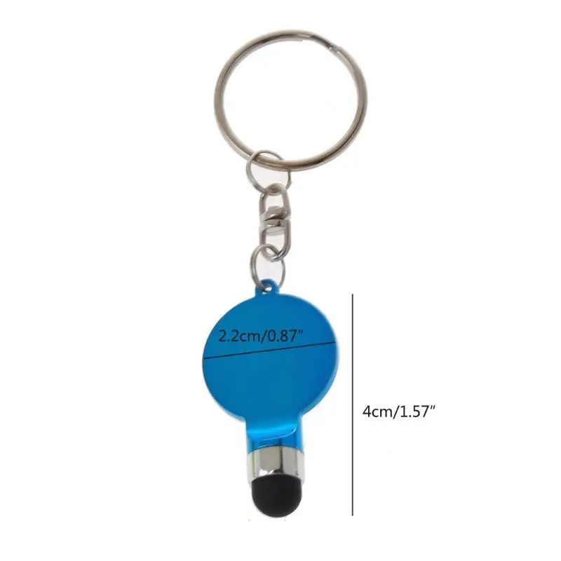 

1PC Universal Plastic Capacitive Touch Screen Stylus Pen Touch Pen Keychain for Tablet PC Pad Phone Pen Round