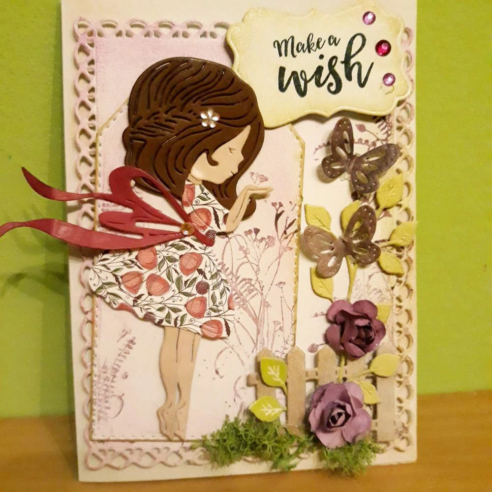 Металлическая пресс форма для платья девочек шаблон скрапбукинга Украшение