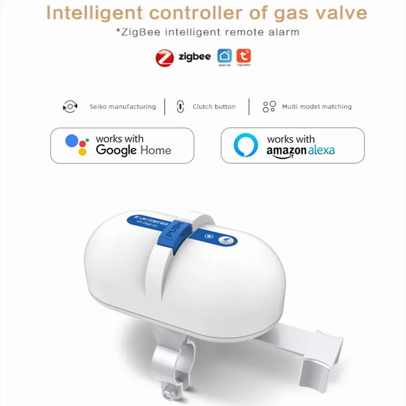 

Tuya Zigbee Smart Valve Support Remote Control Voice Control Automation Control Work With Alexa Google Assistant Smart Life