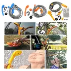 Горячая Распродажа 12V Универсальный Автомобильный шайба набор для душа Портативный Электрический насос Открытый Отдых Путешествия Автомобильная моечная машина Пеший Туризм ПЭТ шайба Новый