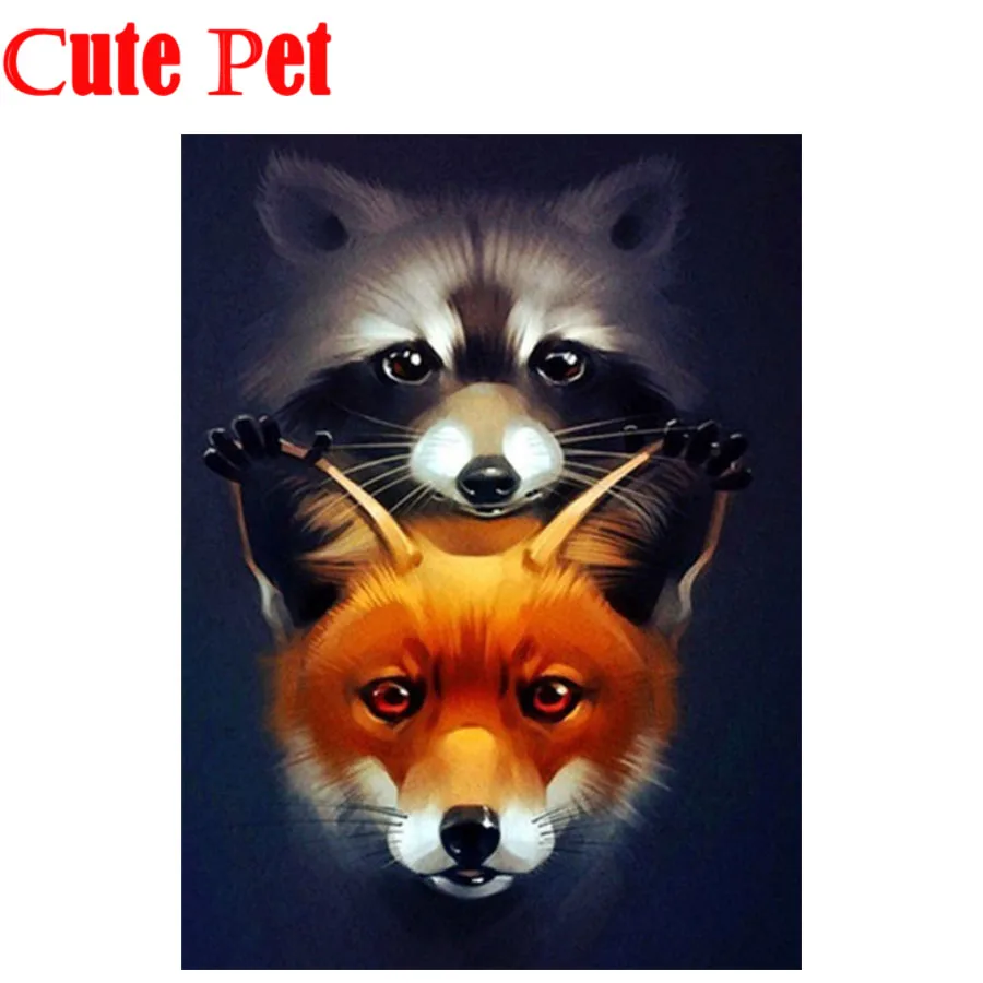 

animal Wolf Diamond Painting diy mosaic painting toolbox, decorative 3d5d full diamond painting embroidery