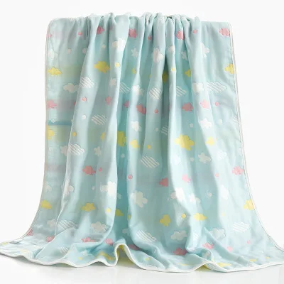 Милое банное полотенце с рисунком облака утолщенная хлопковая ткань для детей