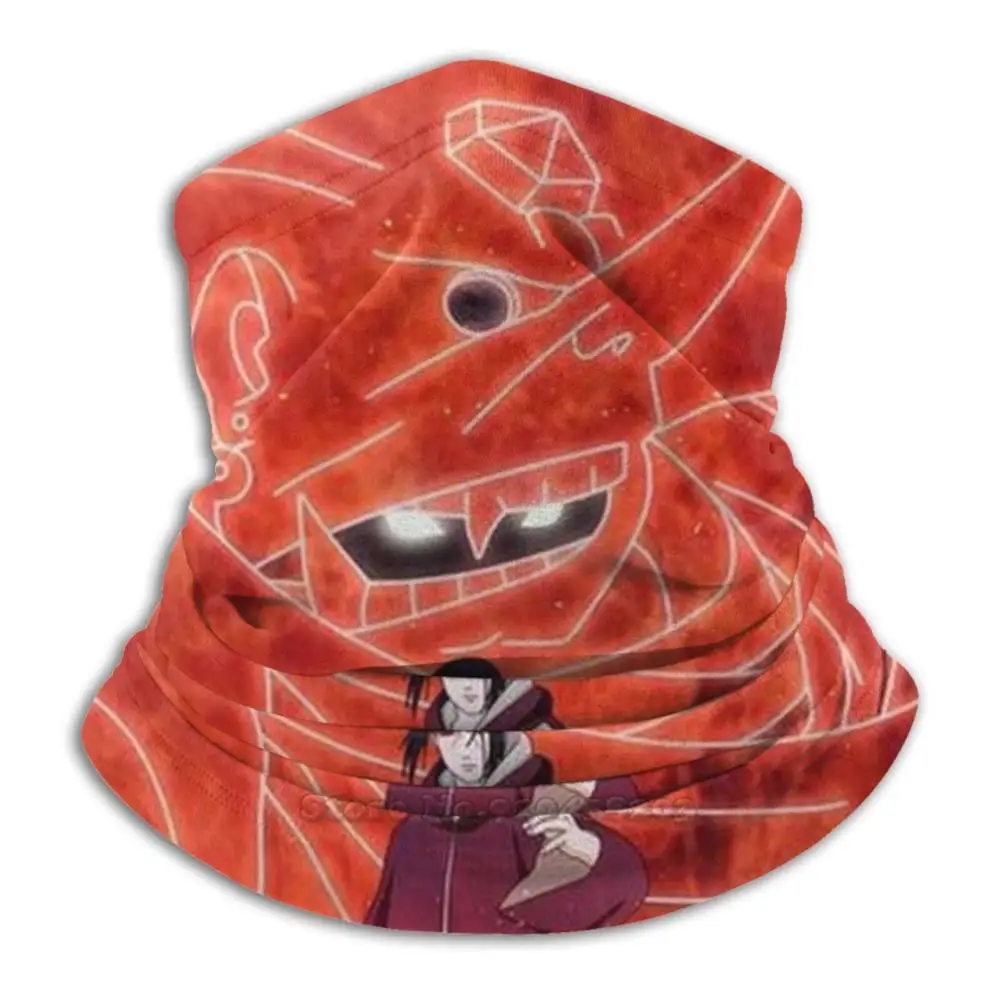 

Red Susanoo Cycling Motorcycle Headwear Washable Scarf Neck Warmer Face Mask Madara Itachi Rinnengan Sharingan Silhouette