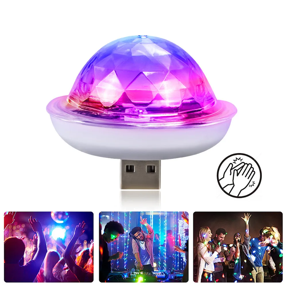 Мини USB светодиодный светильник для дискотеки яркий диджейский 5 в постоянного