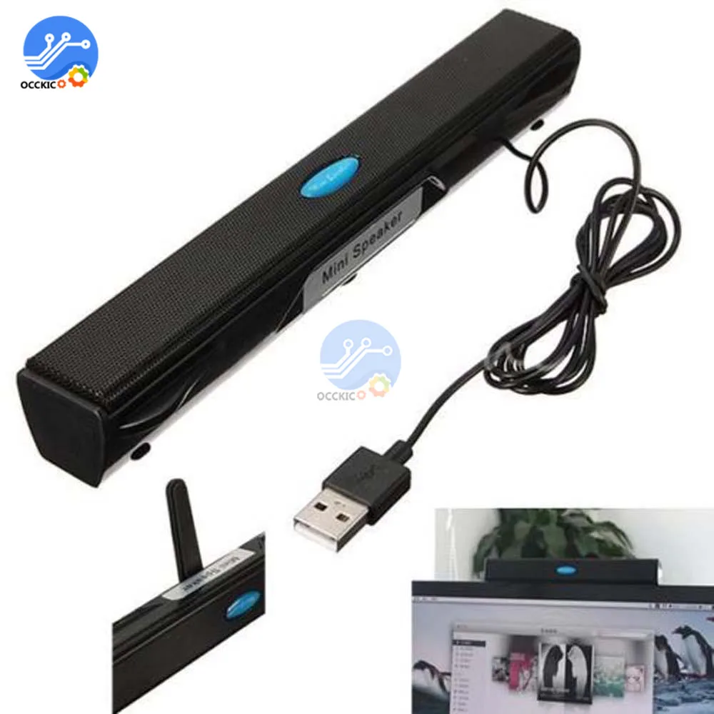 Мини USB портативный динамик громкий коробка музыкальный плеер ноутбук компьютер