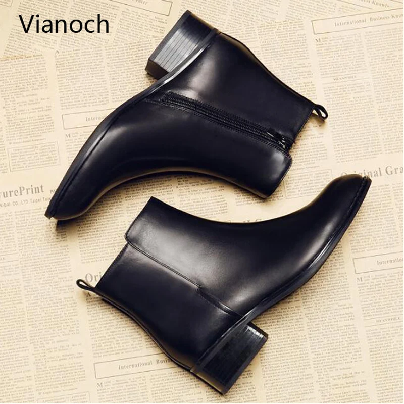 

Ботильоны женские Vianoch, осенне-зимние, черные, с острым носком, wo1808149