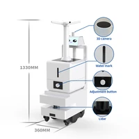 intelligent smart spray disinfection robot full automatic sanitizer mist roboter for hospital school mall airport
