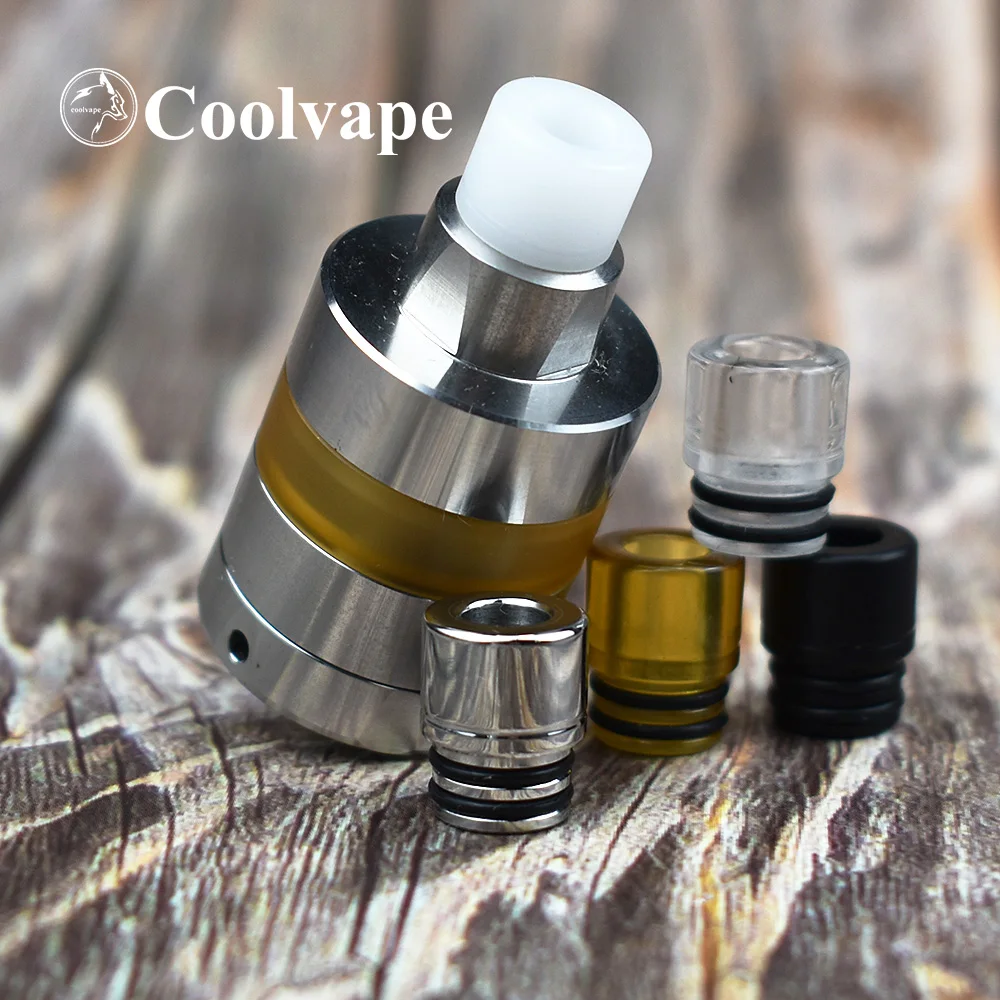 

WOLF COOLVAPE Steam Tuners T8 510 drip tip pc pei steel mouthpiece vape atomizer Accessories for kayfun lite 2019 MTL rta