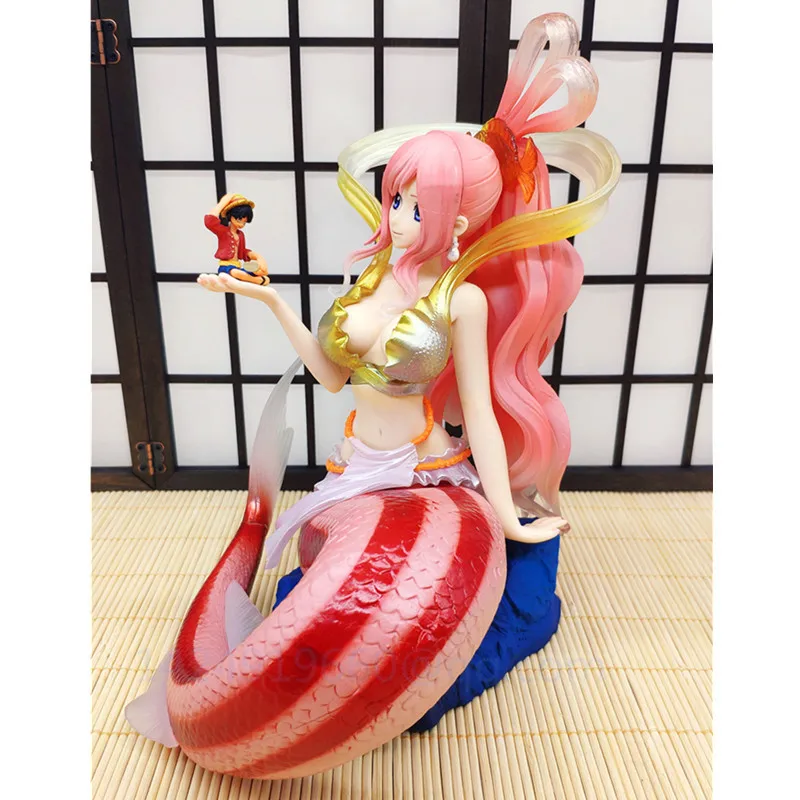 

22CM Anime ONE PIECE Shirahoshi The Fish Men Island White Star Princess GK Statue PVC Action Figure Collectible Model Toy R200