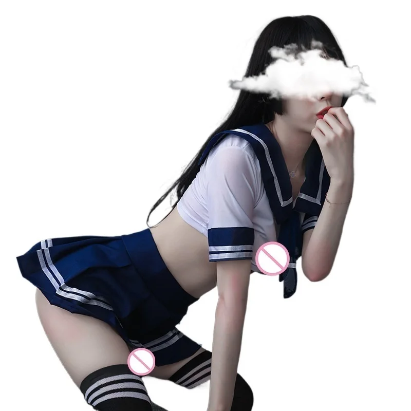 

Sexy Lingerie Temptation and Sexy Suit Pure Student Uniform Stage Costume Sailor Alternative Clothing Skirt Slutty Cosplay