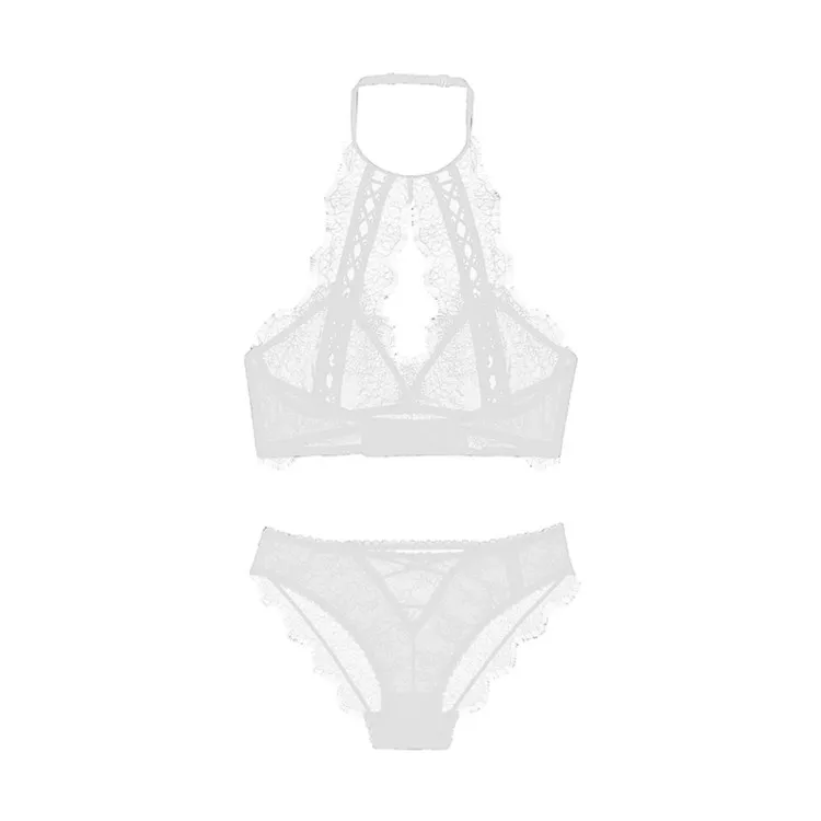 

Fashion lace sexy Bra Set Push Up Seamless Lingerie Set Women Comfortable Bra and Panties Transparent Underwear Set