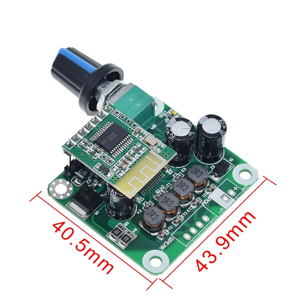 TZT Bluetooth 4,2 TPA3110 15 Вт+ 15 Вт Цифровой стерео аудио усилитель мощности плата Модуль 12 в-24 в автомобиль для USB динамик, портативный динамик