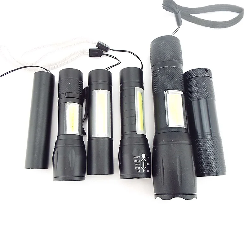 

Миниатюрный светодиодный фонарик Q5 с Cob Usb, ручка для работы, фонарик с перезаряжаемой батареей, светильник для кемпинга, высокая мощность